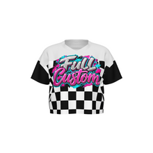 Load image into Gallery viewer, Design Women’s Cropped V-Neck Jersey