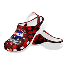 Load image into Gallery viewer, SC C red black Custom Print Foam Clogs for Adults