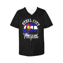 Load image into Gallery viewer, Steel City Women Jersey 3 All Over Print Baseball Jersey for Women (Model T50)