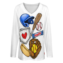 Load image into Gallery viewer, Women Long Sleeve Loose Tee