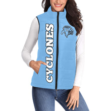Load image into Gallery viewer, Cyclones Vest Women's Padded Vest Jacket (Model H44)