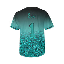 Load image into Gallery viewer, Lady Wolves Glitter All Over Print Baseball Jersey for Women (Model T50)