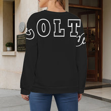 Load image into Gallery viewer, COLTS Women's Crew Neck Sweater (Model H75)