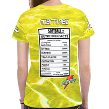 Load image into Gallery viewer, Yellow 18 Small New All Over Print T-shirt for Women (Model T45)