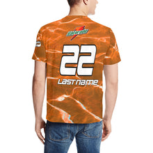 Load image into Gallery viewer, G Orange Men's All Over Print T-Shirt (Random Design Neck) (Model T63)
