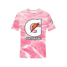 Load image into Gallery viewer, G Light Pink Men's All Over Print T-Shirt (Random Design Neck) (Model T63)