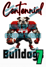 Load image into Gallery viewer, Bell Game High school Rival Shirts- Centennial Bulldogs and Central Wildcats