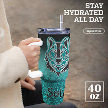 Load image into Gallery viewer, LW 40 oz 40oz Tumbler with White Handle