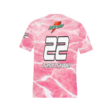 Load image into Gallery viewer, G Light Pink Men's All Over Print T-Shirt (Random Design Neck) (Model T63)