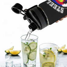 Load image into Gallery viewer, Steel City Sting Name n Number Waterbottle Duo Lid Insulated Water Bottle with Dual-Use Lid (18oz)