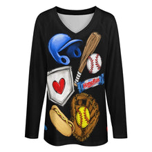Load image into Gallery viewer, Women Long Sleeve Loose Tee