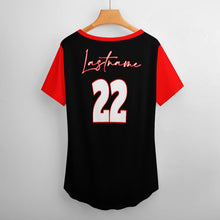 Load image into Gallery viewer, Women Short-Sleeve V-Neck T-Shirt