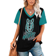 Load image into Gallery viewer, Women Short-Sleeve V-Neck T-Shirt