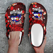 Load image into Gallery viewer, SC C red black Custom Print Foam Clogs for Adults