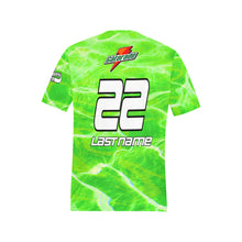 Load image into Gallery viewer, G Lime Green Men's All Over Print T-Shirt (Random Design Neck) (Model T63)