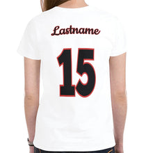 Load image into Gallery viewer, Steel City Lastname/Number New All Over Print T-shirt for Women (Model T45)