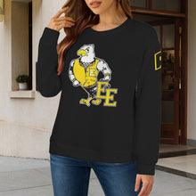 Load image into Gallery viewer, EAGLES Women's Crew Neck Sweater (Model H75)