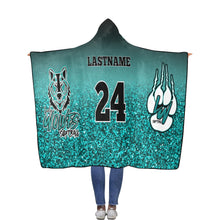 Load image into Gallery viewer, LW Hooded Blanket Flannel Hooded Blanket 56''x80''