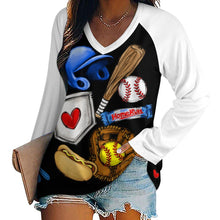 Load image into Gallery viewer, Women Long Sleeve Loose Tee
