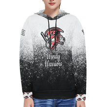 Load image into Gallery viewer, Windy Warriors Women's Long Sleeve Fleece Hoodie (Model H55)