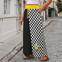 Load image into Gallery viewer, School Spirit Pants Eagles Half Elastic Waist Tether Pockets Wide Leg Pants