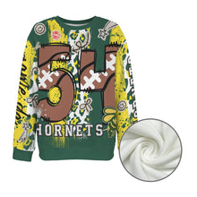 Load image into Gallery viewer, Junk Hornets Women's Crew Neck Sweater (Model H75)