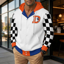 Load image into Gallery viewer, Design Unisex Hooded Baseball Jacket