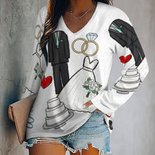 Load image into Gallery viewer, Women's Long Sleeve Loose Tee