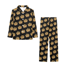 Load image into Gallery viewer, Crown Big Boys' V-Neck Long Pajama Set