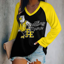 Load image into Gallery viewer, Eagle Senior Wrestling Mama- The Last Take Down Season- Long sleeve loose tee