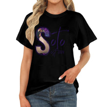 Load image into Gallery viewer, Custom Photo Last Name Est. Date Photo Women’s T-Shirt in USA Size (Front Printing) (Model T78)