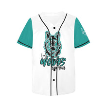 Load image into Gallery viewer, Lady Wolves Sleeves All Over Print Baseball Jersey for Women (Model T50)