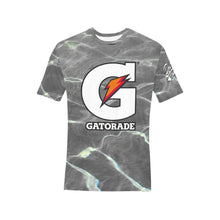 Load image into Gallery viewer, G Grey Men's All Over Print T-Shirt (Random Design Neck) (Model T63)