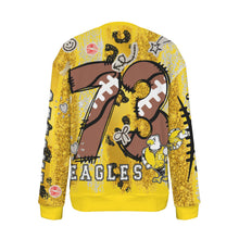 Load image into Gallery viewer, Junk Eagles Women's Crew Neck Sweater (Model H75)