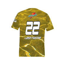 Load image into Gallery viewer, G Dark Yellow Men's All Over Print T-Shirt (Random Design Neck) (Model T63)