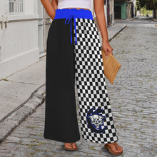 Load image into Gallery viewer, School Spirit Pants Wildcats Half Elastic Waist Tether Pockets Wide Leg Pants