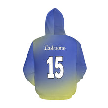 Load image into Gallery viewer, Steel City Sting Name Number Red smoke All Over Print Hoodie for Women (USA Size) (Model H13)