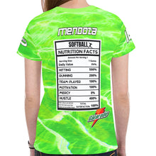 Load image into Gallery viewer, Lime Green 15 XSmall New All Over Print T-shirt for Women (Model T45)