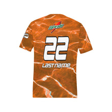 Load image into Gallery viewer, G Orange Men's All Over Print T-Shirt (Random Design Neck) (Model T63)