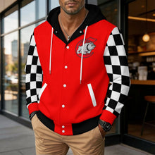 Load image into Gallery viewer, Design Unisex Hooded Baseball Jacket