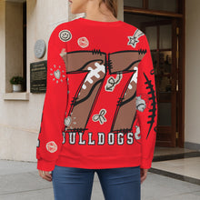 Load image into Gallery viewer, Junk Bulldog 1 Women's Crew Neck Sweater (Model H75)