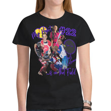 Load image into Gallery viewer, Women Short-Sleeve V-Neck Jersey T-Shirt Pic