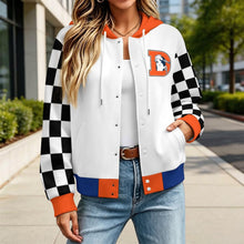Load image into Gallery viewer, Design Unisex Hooded Baseball Jacket