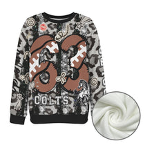 Load image into Gallery viewer, Junk Colts Women's Crew Neck Sweater (Model H75)