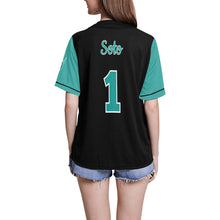 Load image into Gallery viewer, Lady Wolves Plain All Over Print Baseball Jersey for Women (Model T50)