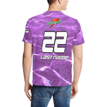Load image into Gallery viewer, G Purple 2 Men's All Over Print T-Shirt (Random Design Neck) (Model T63)
