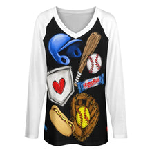 Load image into Gallery viewer, Women Long Sleeve Loose Tee