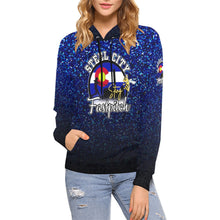 Load image into Gallery viewer, Steel City Sting Name Number Red smoke All Over Print Hoodie for Women (USA Size) (Model H13)