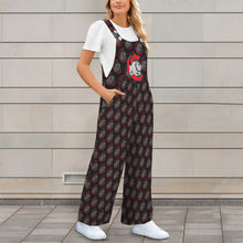 Load image into Gallery viewer, CB Overalls Sleeveless Straps Pocket Wide Leg Jumpsuit