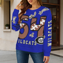 Load image into Gallery viewer, Junk Wildcat Women's Crew Neck Sweater (Model H75)